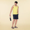 Renew Combed Cotton Tank Tops For Men Butter Yellow - XYXX Mens Apparels
