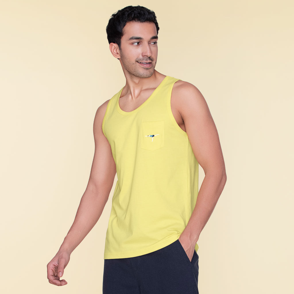 Buy Renew Combed Cotton [Pale Yellow] Tank Tops – XYXX Apparels