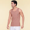 Renew Combed Cotton Tank Tops For Men Pink Punch - XYXX Mens Apparels