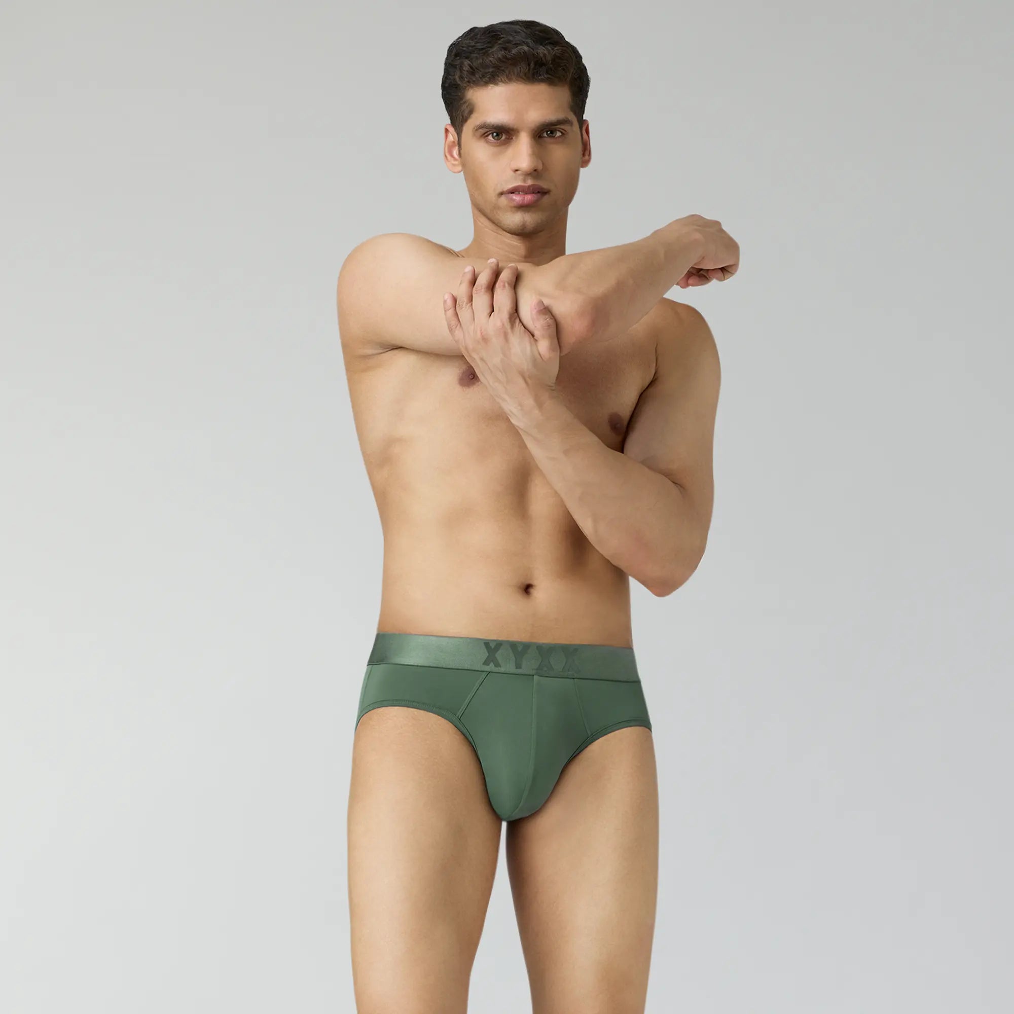 Rev Tactel Briefs Olive Green