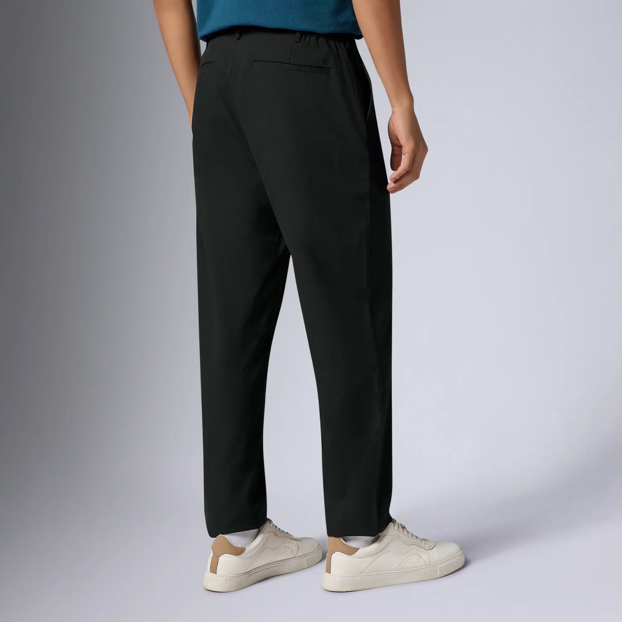 Mens Velocity Polyester Mobile Pants Pitch Black