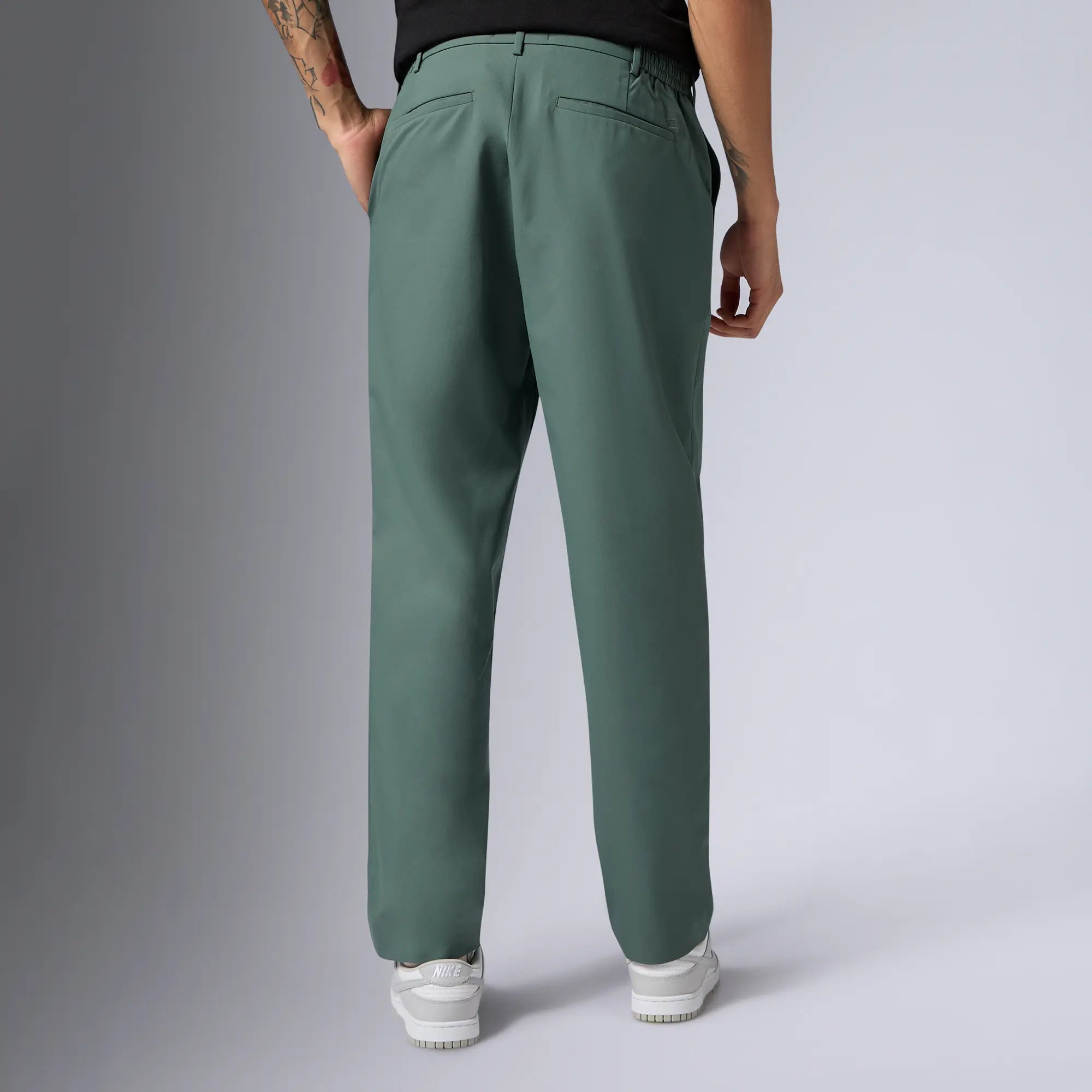 Mens Velocity Polyester Mobile Pants Pine Green