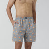 Surf Super Combed Cotton Boxer Shorts Bus Grey