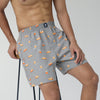 Surf Super Combed Cotton Boxer Shorts Bus Grey