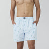 Surf Super Combed Cotton Boxer Shorts Gin Blue