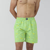 Surf Super Combed Cotton Boxer Shorts Wave Green