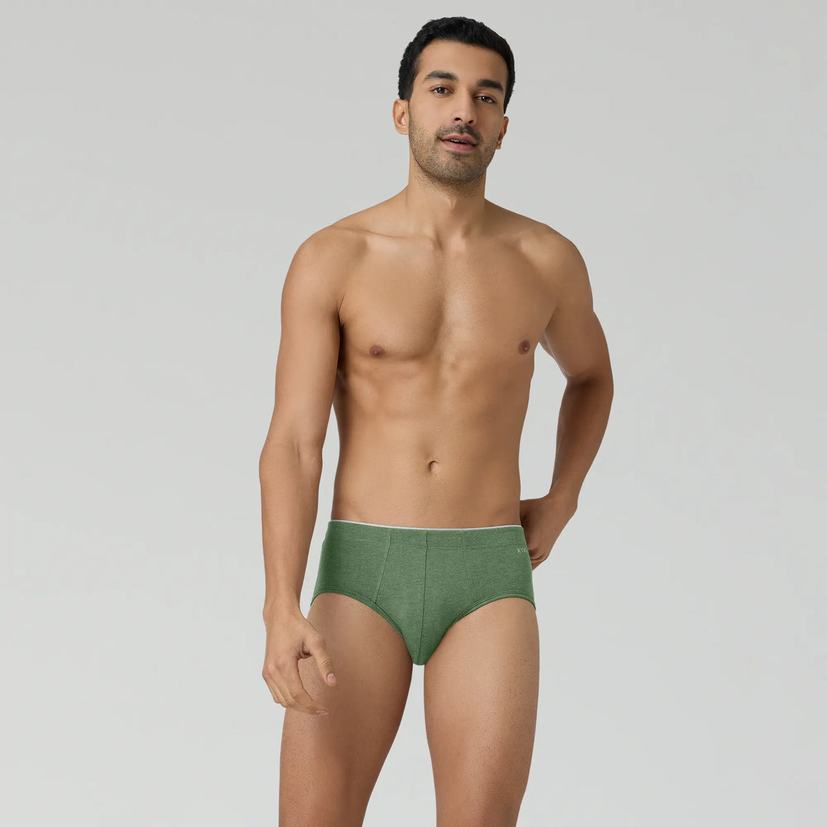 Limited Edition Medley Briefs Olive Green - XYXX Crew