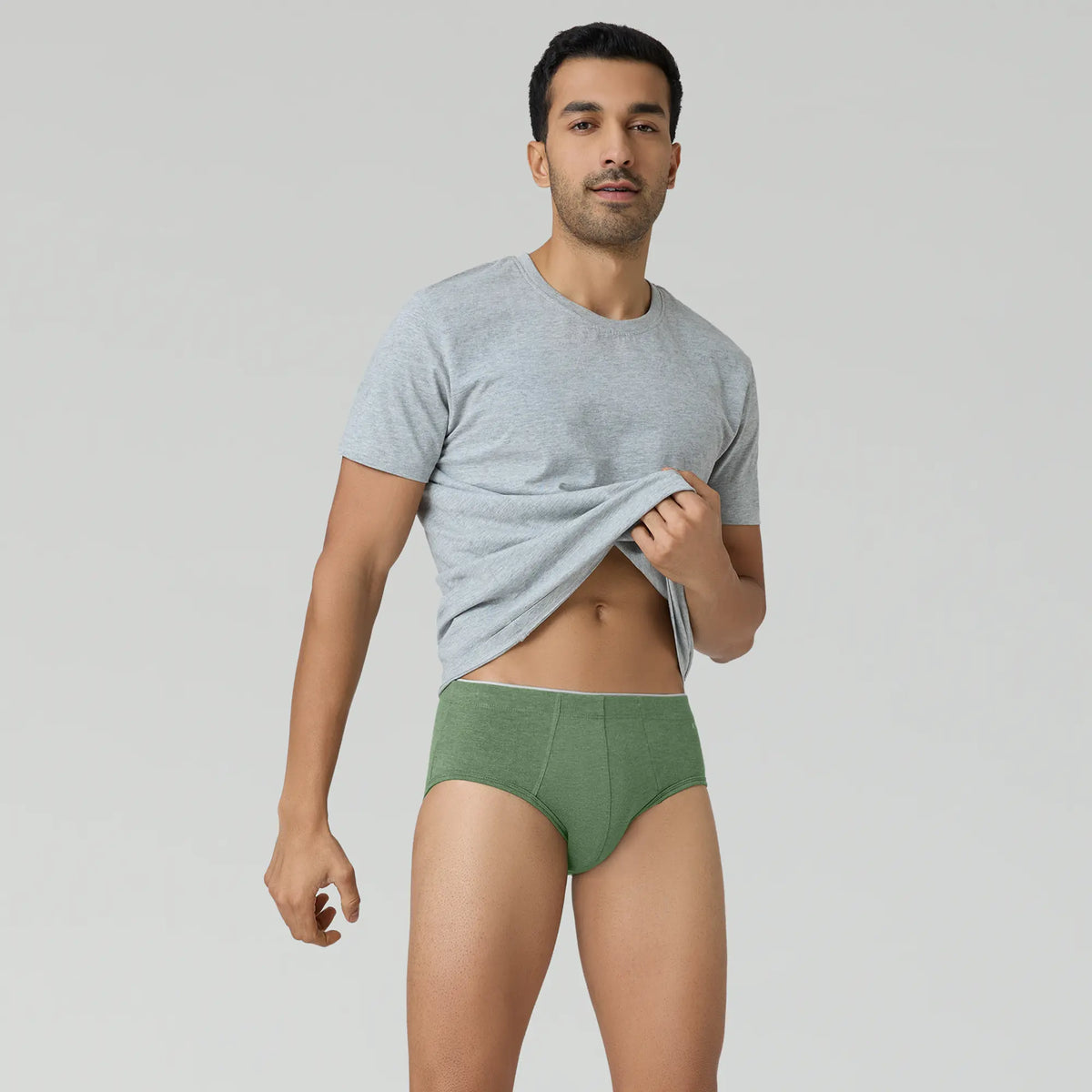 Limited Edition Medley Briefs Olive Green - XYXX Crew