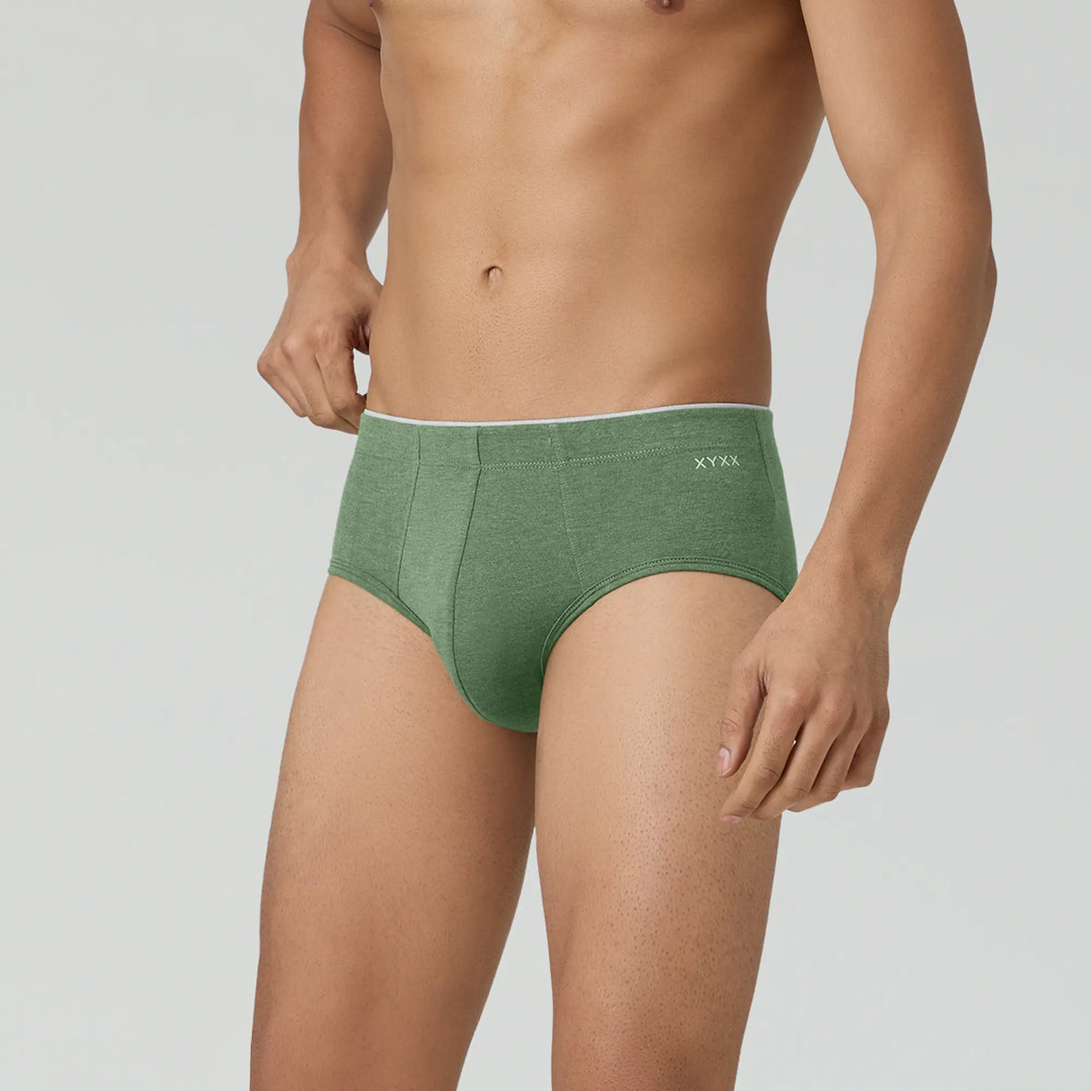 Limited Edition Medley Briefs Olive Green - XYXX Crew