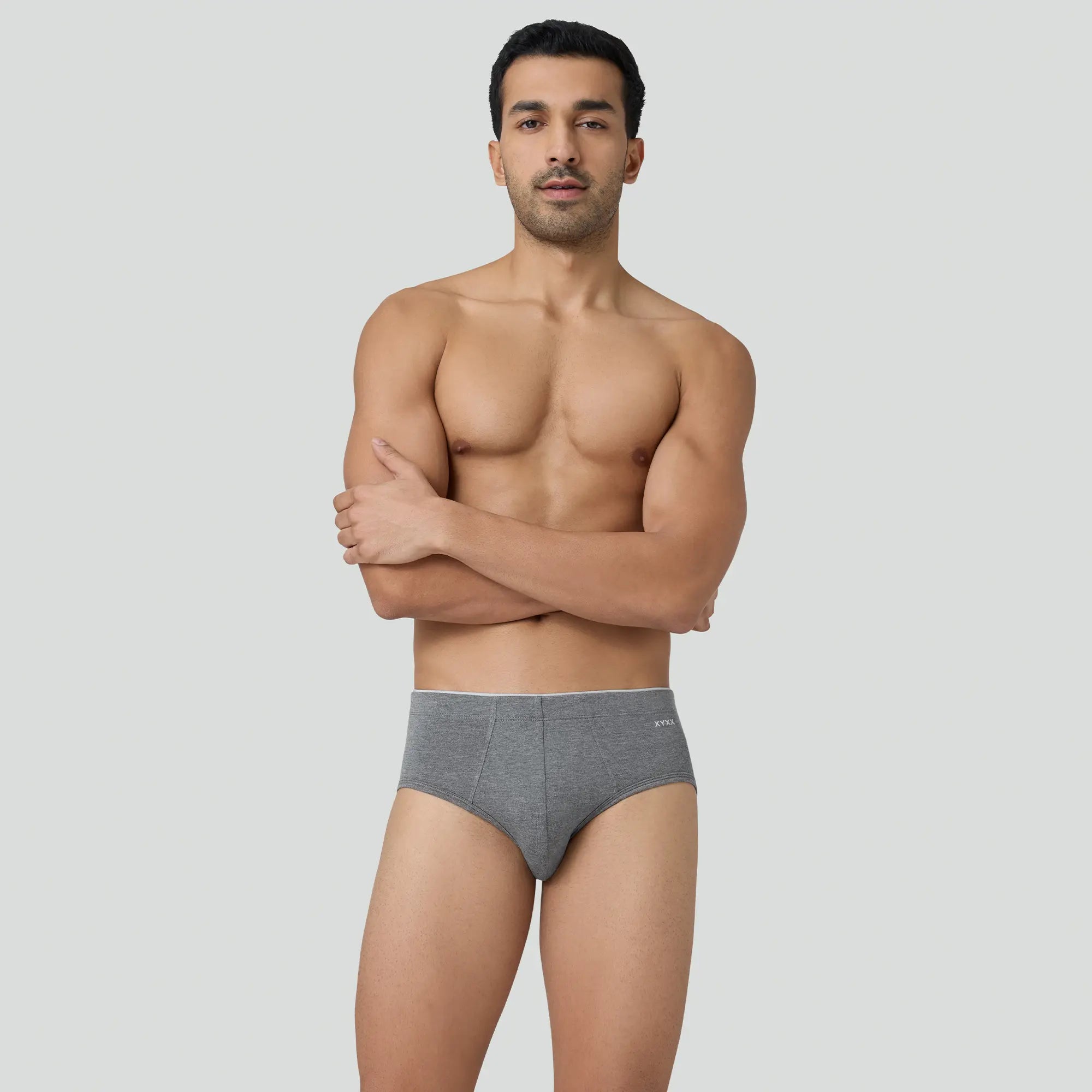 Uno Medley Modal Briefs Stone Grey