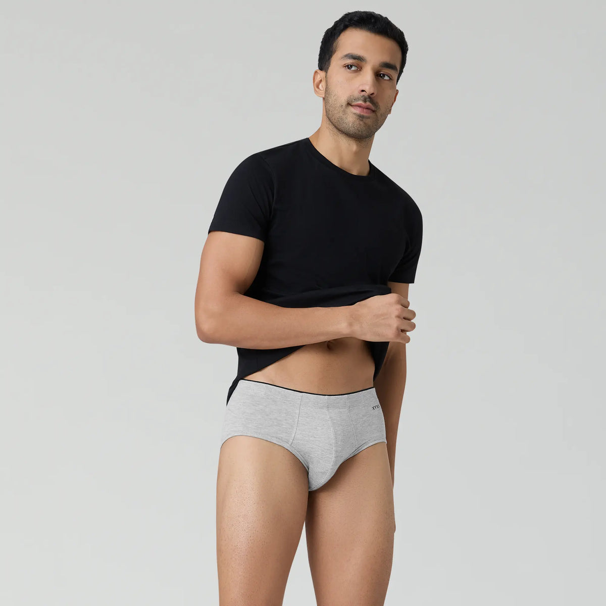 Uno Medley Modal Briefs Icy Grey - XYXX Crew