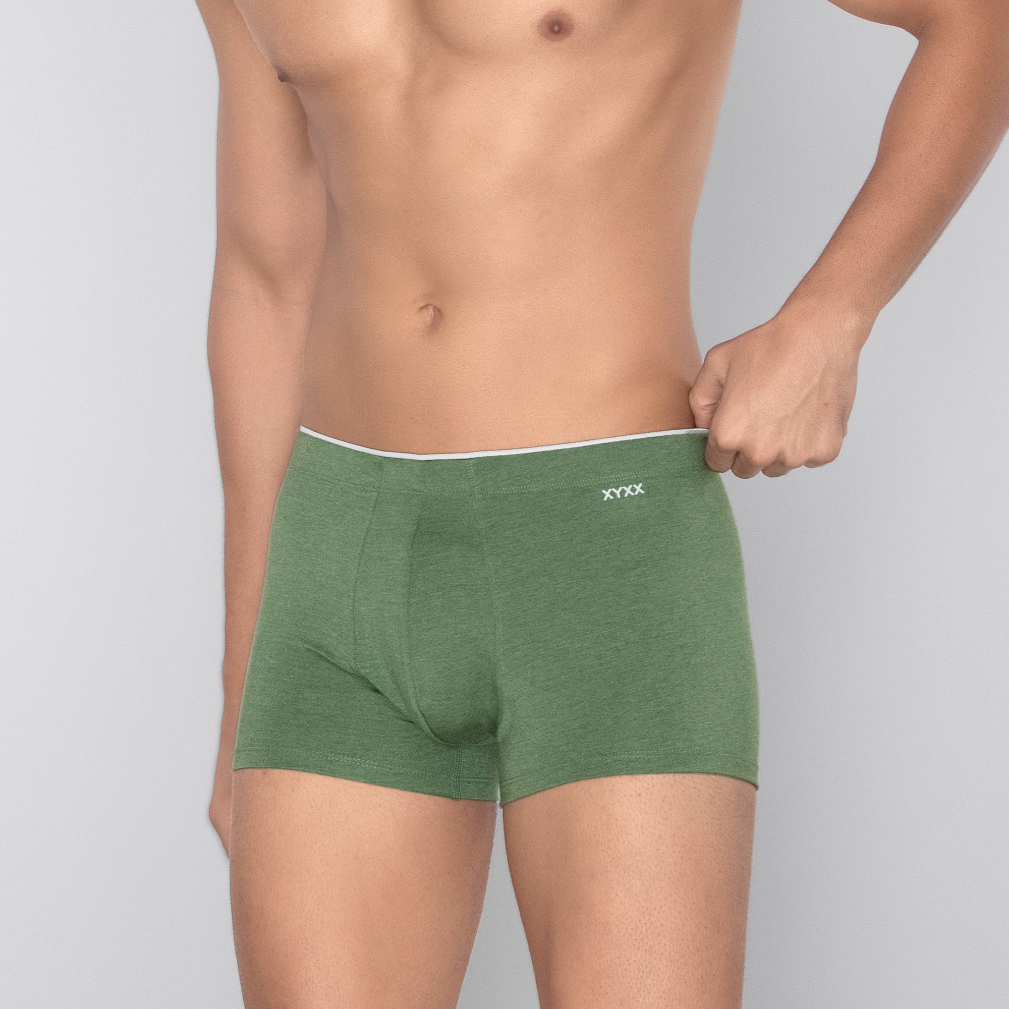 Uno Medley Modal Trunks Olive Green – XYXX Apparels