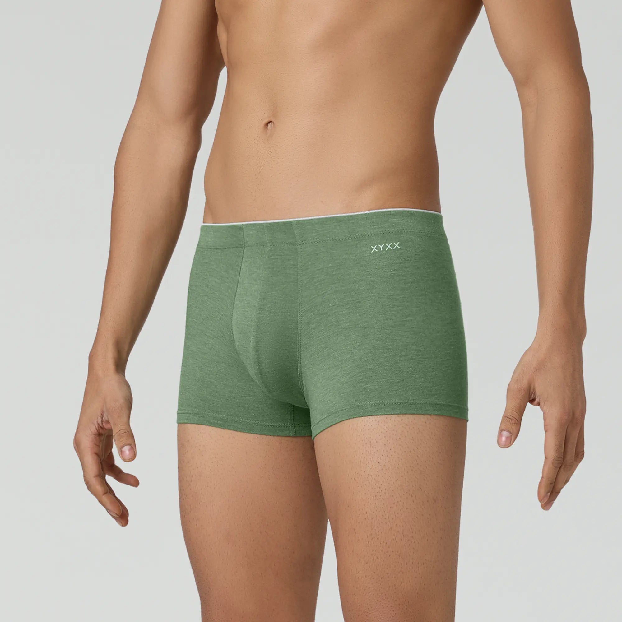 Uno Medley Modal Trunks For Men Olive Green -  XYXX Crew