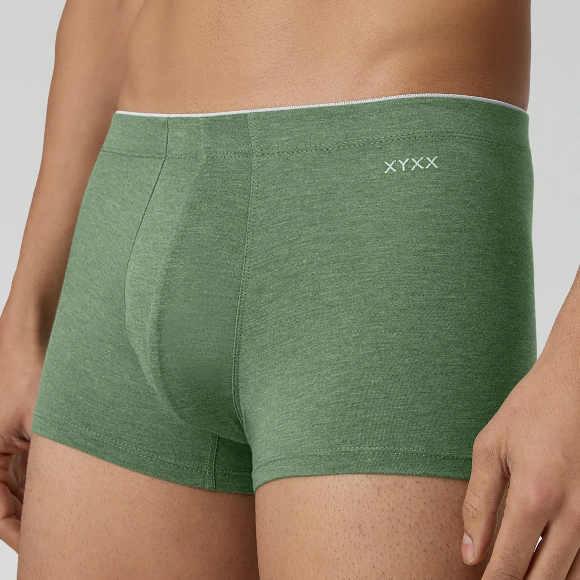 Inner Elastic Medley Trunks Olive Green