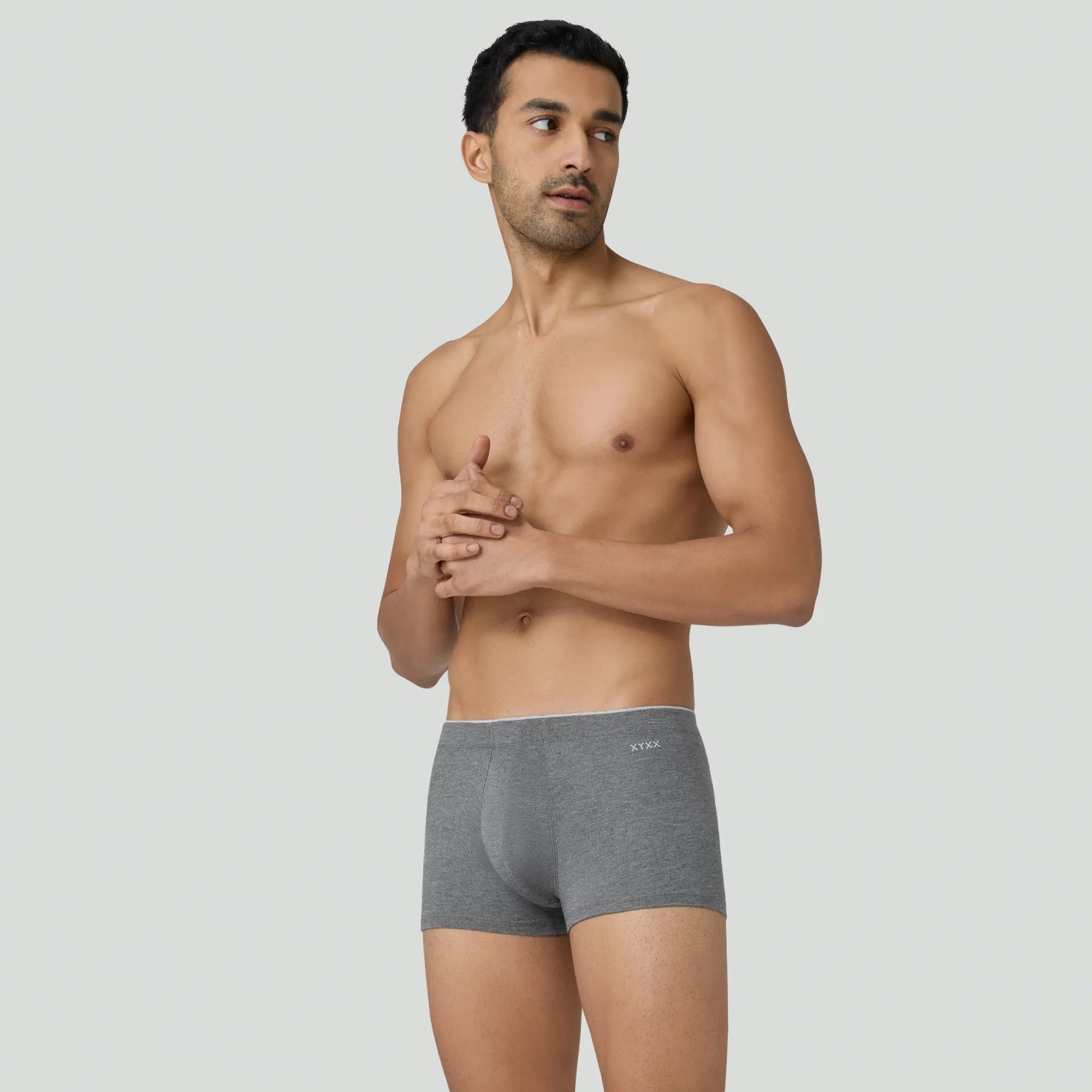 Uno Medley Modal Trunks Stone Grey