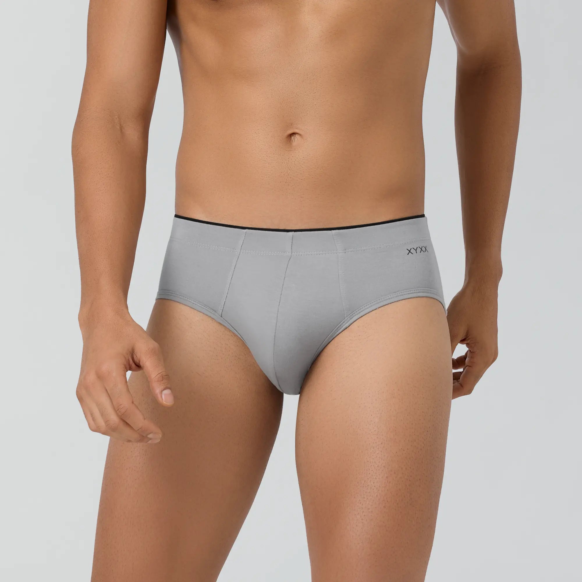 Uno Modal Briefs For Men Ash Grey - XYXX Crew