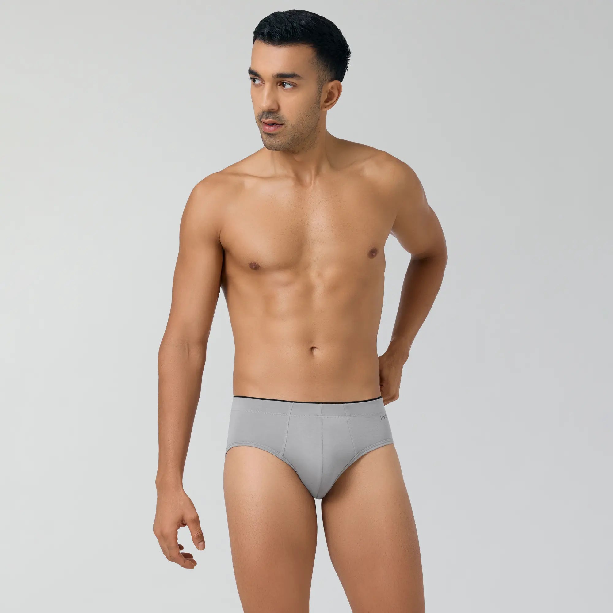 Uno Modal Briefs For Men Ash Grey - XYXX Crew