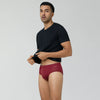 Uno Modal Briefs For Men Bold Burgundy - XYXX Crew