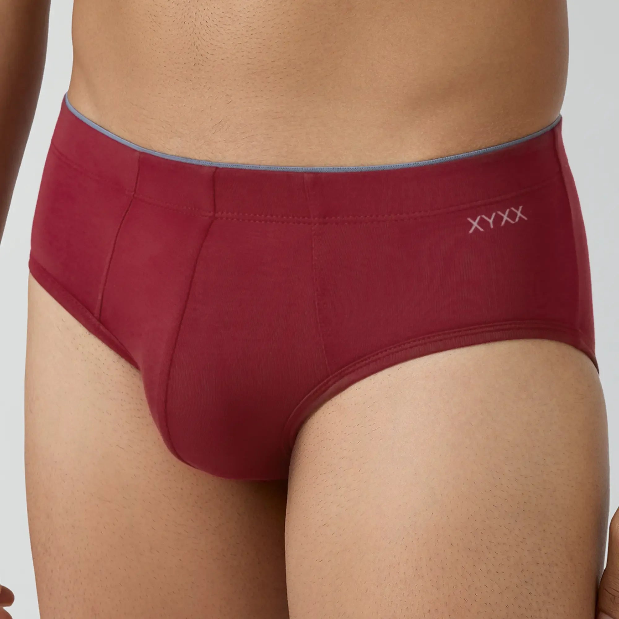 Uno Modal Briefs For Men Bold Burgundy - XYXX Crew