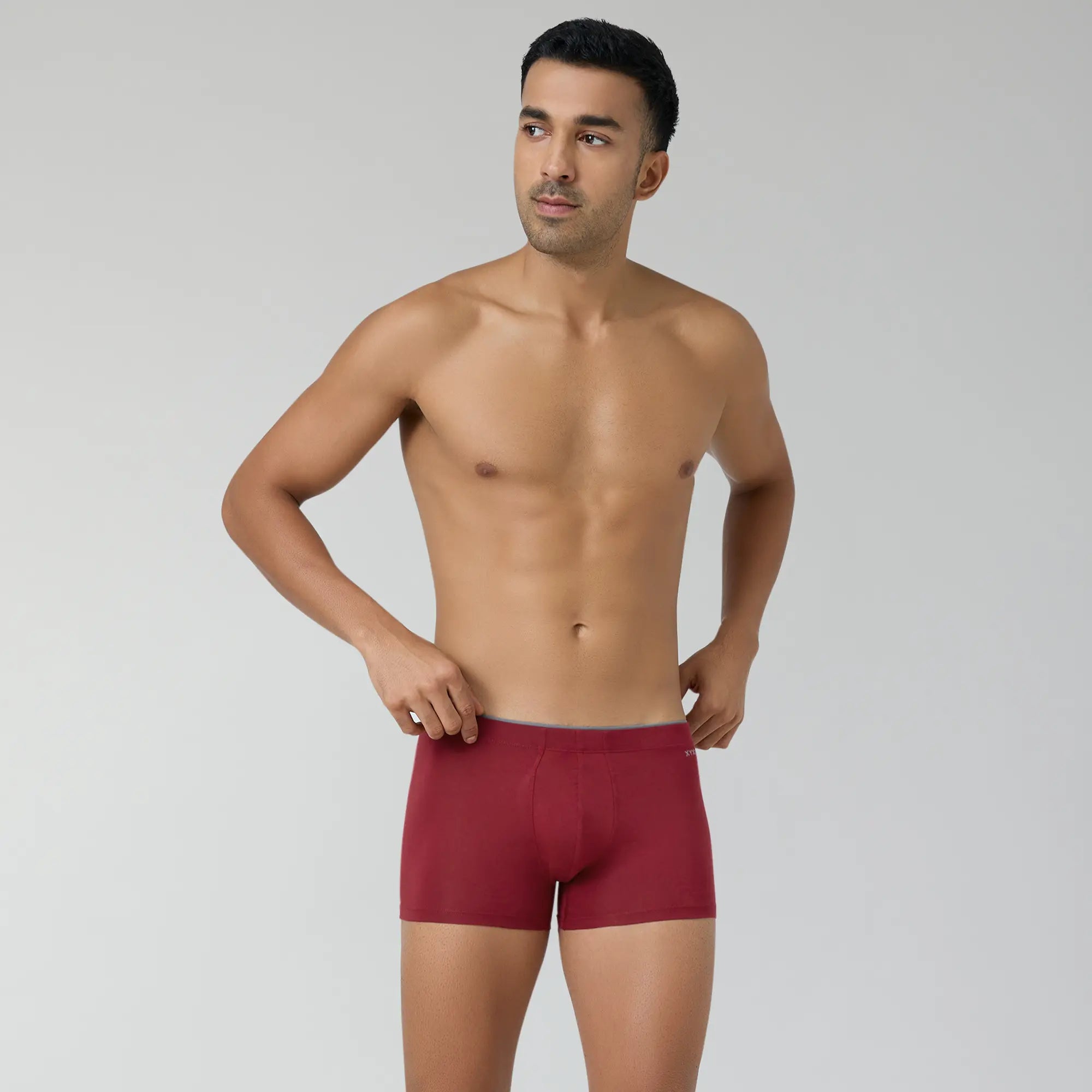 Uno Modal Trunks For Men Bold Burgundy - XYXX Crew