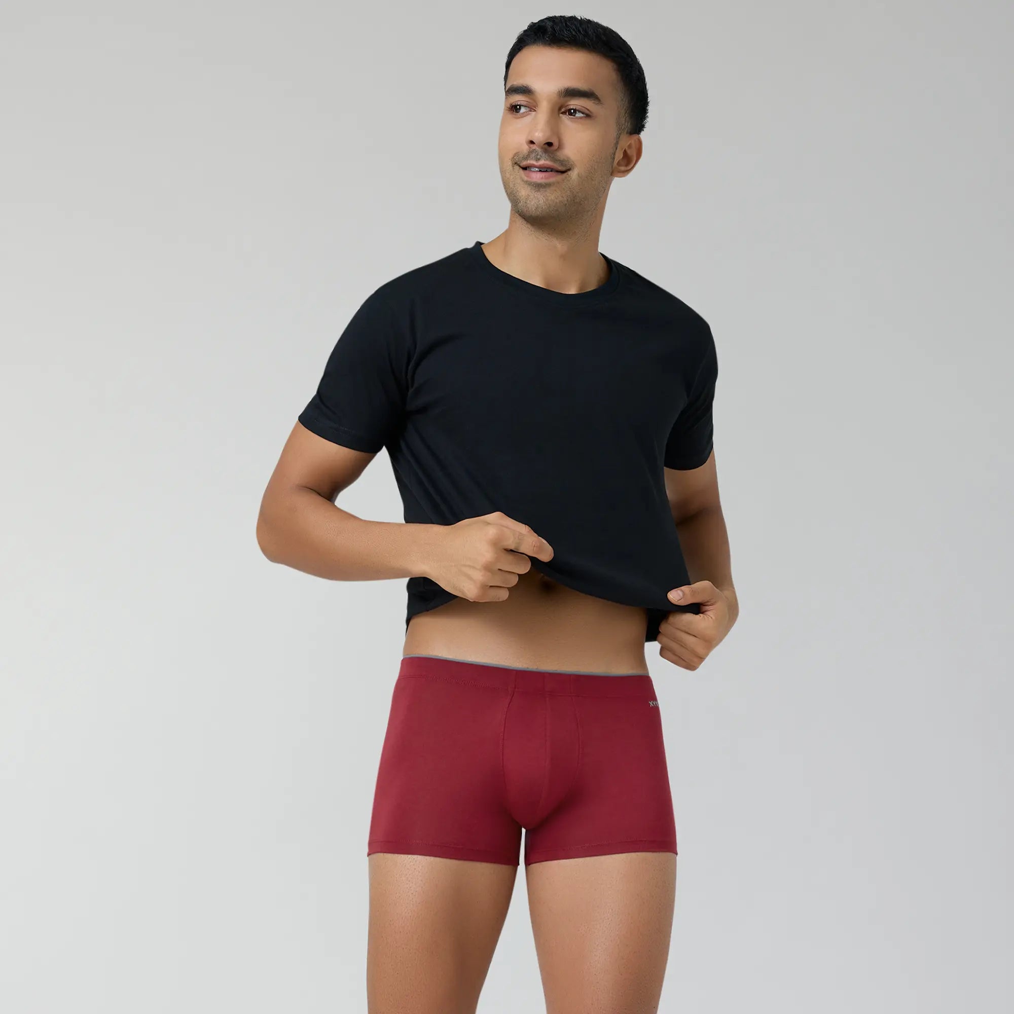 Uno Modal Trunks For Men Bold Burgundy - XYXX Crew