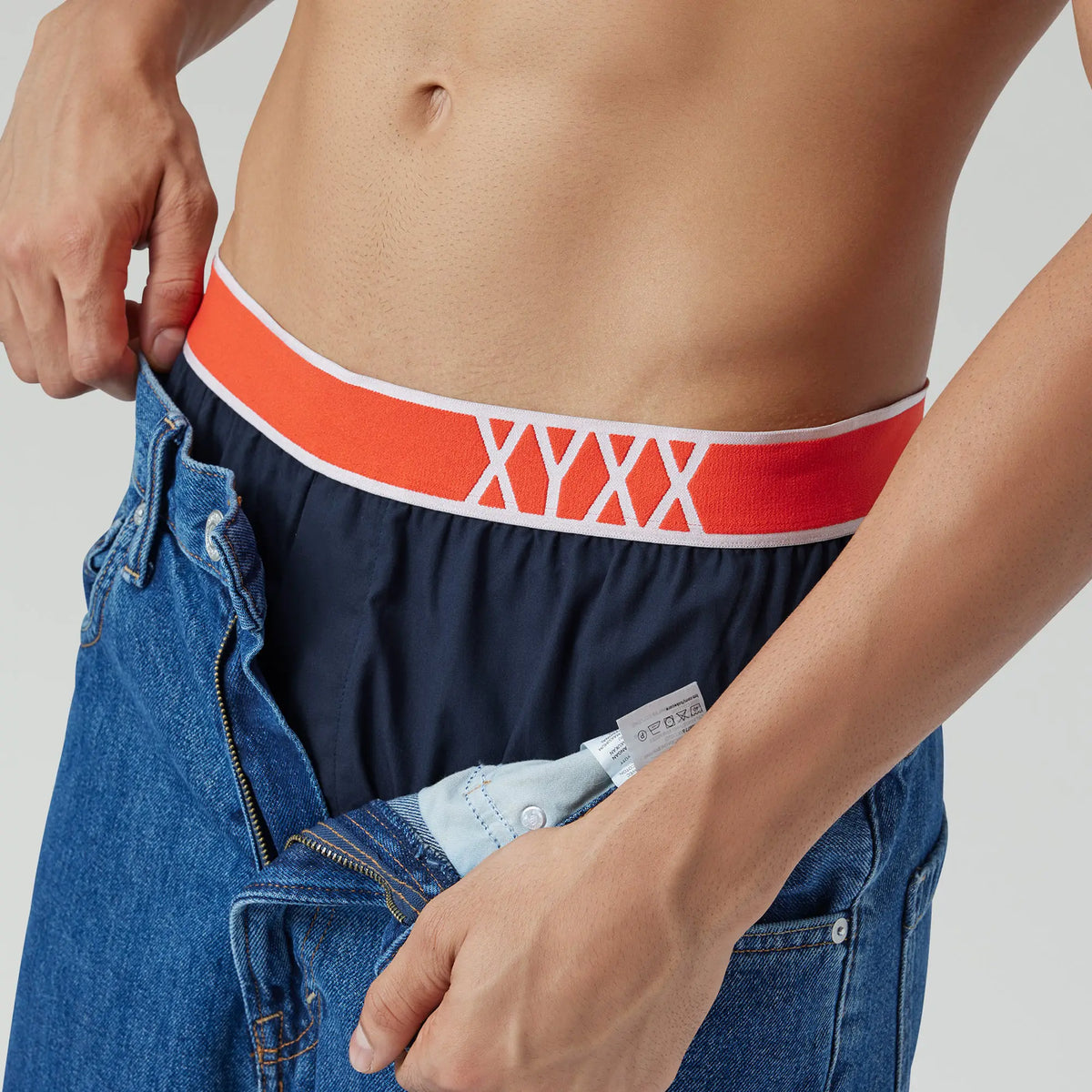 Volt Cotton Boxer Navy Blue - XYXX Crew