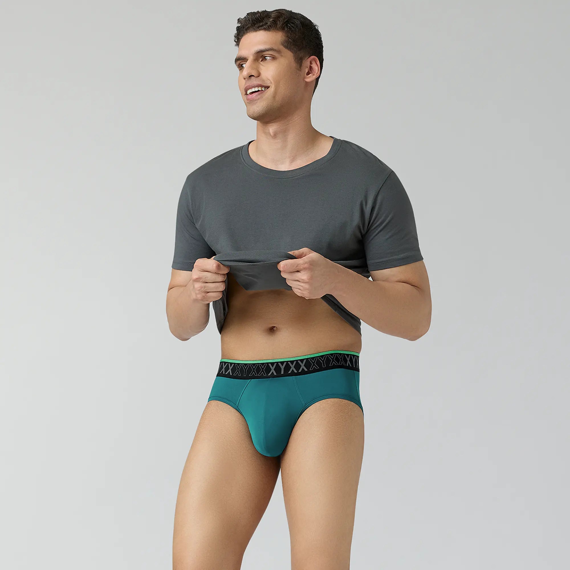 Zest Tactel Briefs Pacific Green