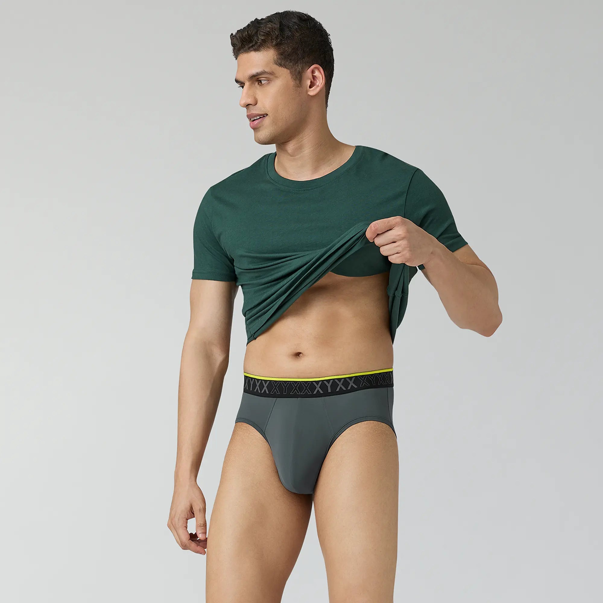 Zest Tactel Briefs Storm Grey