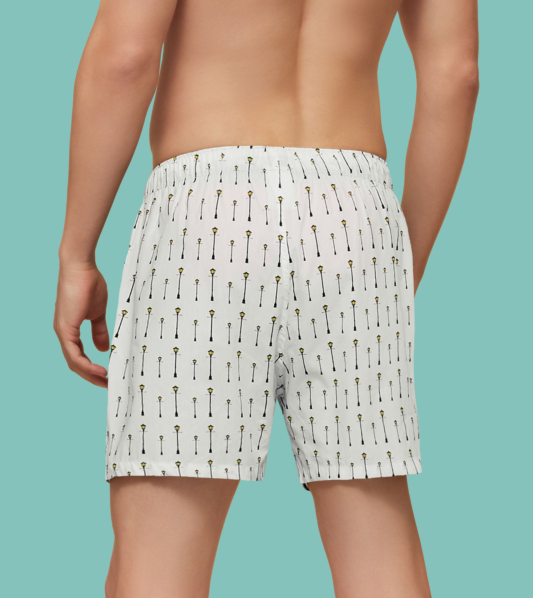 Cotton Boxer For Men - White Printed Inner Boxers - XYXX – XYXX