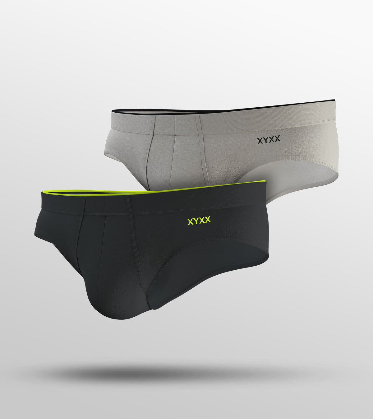 Uno Modal Briefs Pack of 2 (All Grey)