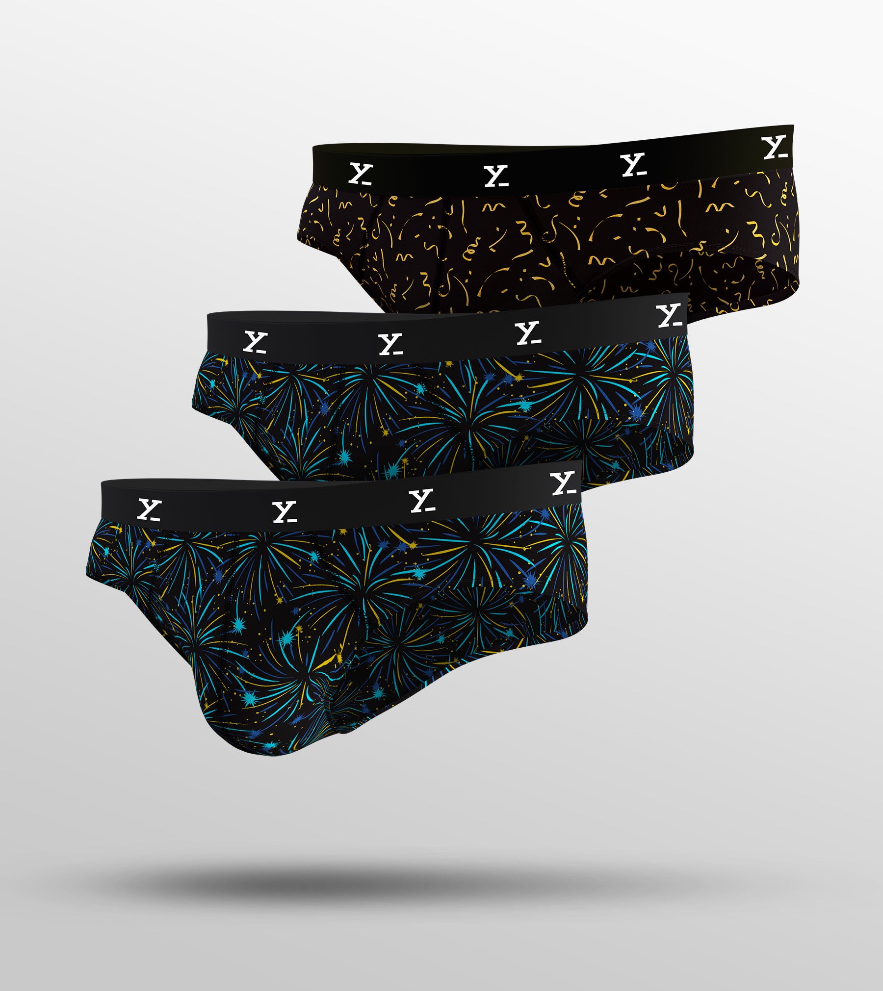 Shuffle Modal Briefs For Men Pack of 3 -  XYXX Mens Apparels