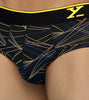 Flux Modal Briefs For Men Pack Of 3 (Laser Yellow,Laser Blue,Black Marble) -  XYXX Mens Apparels
