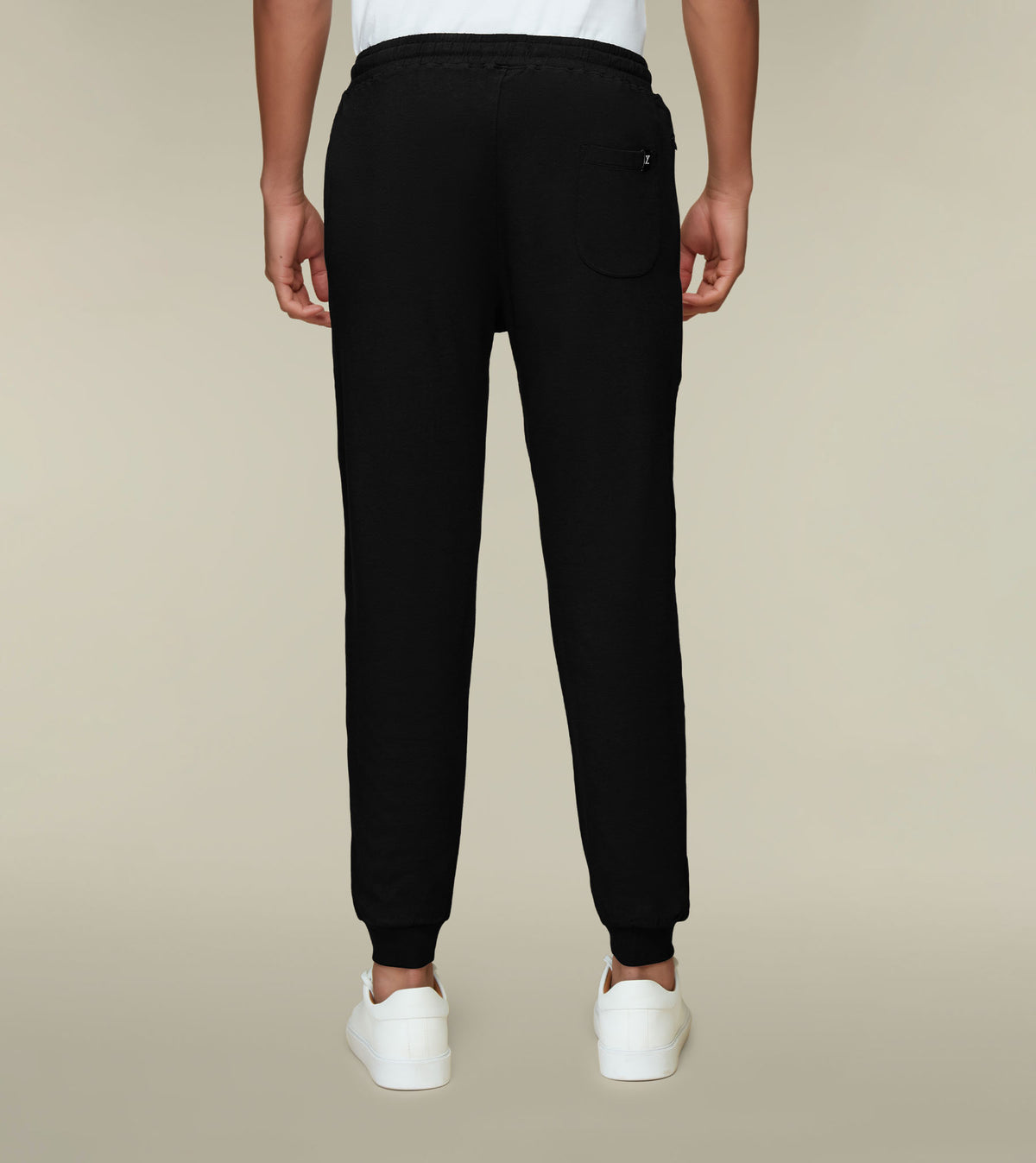 IntelliSoft Ace Modal-Cotton Joggers Pitch Black