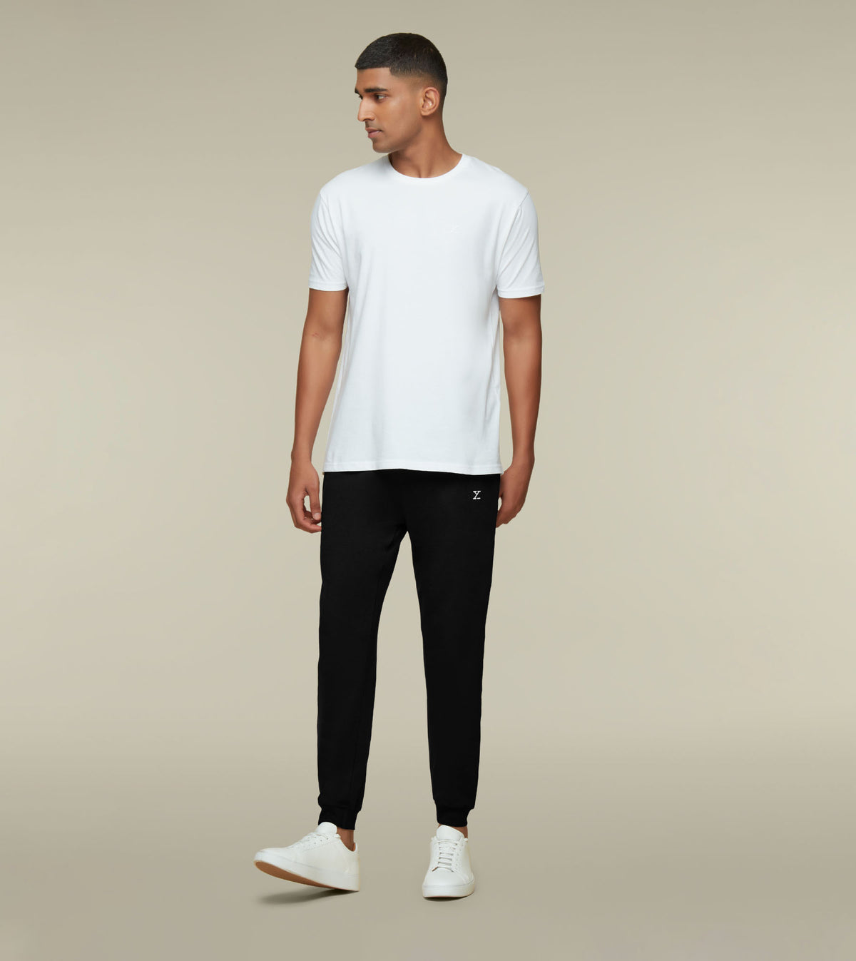 IntelliSoft Ace Modal-Cotton Joggers Pitch Black