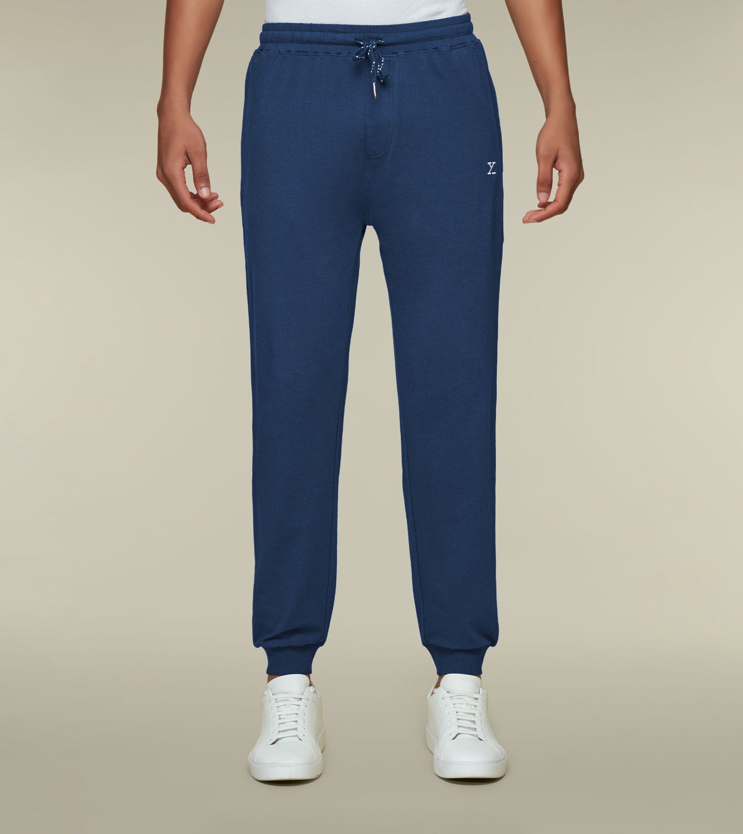IntelliSoft Ace Modal-Cotton Joggers Dress Blue