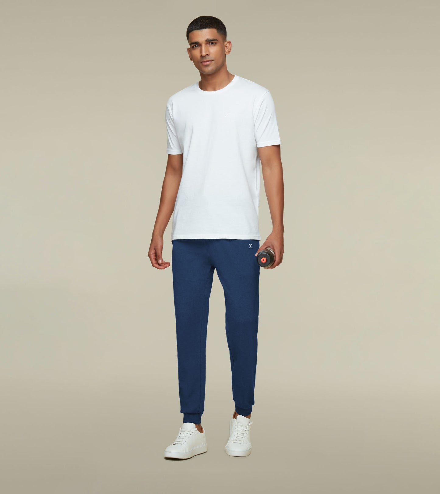 IntelliSoft Ace Modal-Cotton Joggers Dress Blue