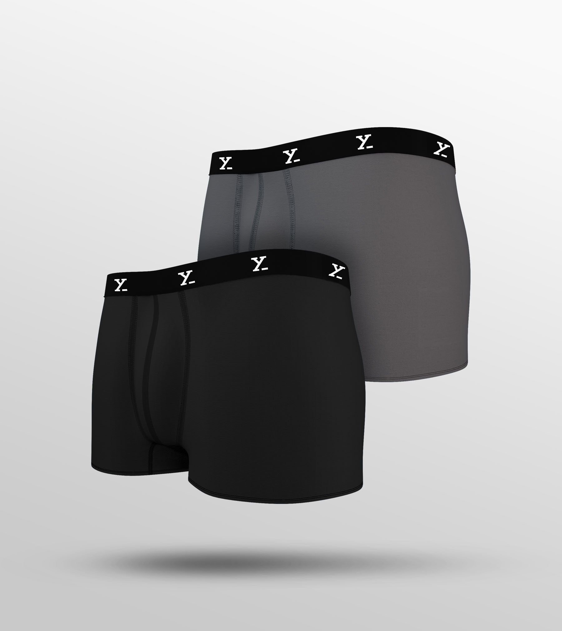 Ace Modal Trunks For Men Pack of 2 (Black, Grey) -  XYXX Mens Apparels