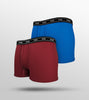 Apollo Bamboo Cotton Trunks For Men Pack of 2 (Red, Light Blue) -  XYXX Mens Apparels