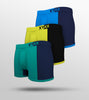 Dualist Modal Trunks For Men Pack of 3 (Aqua Blue, Lime Yellow, Blue) -  XYXX Mens Apparels