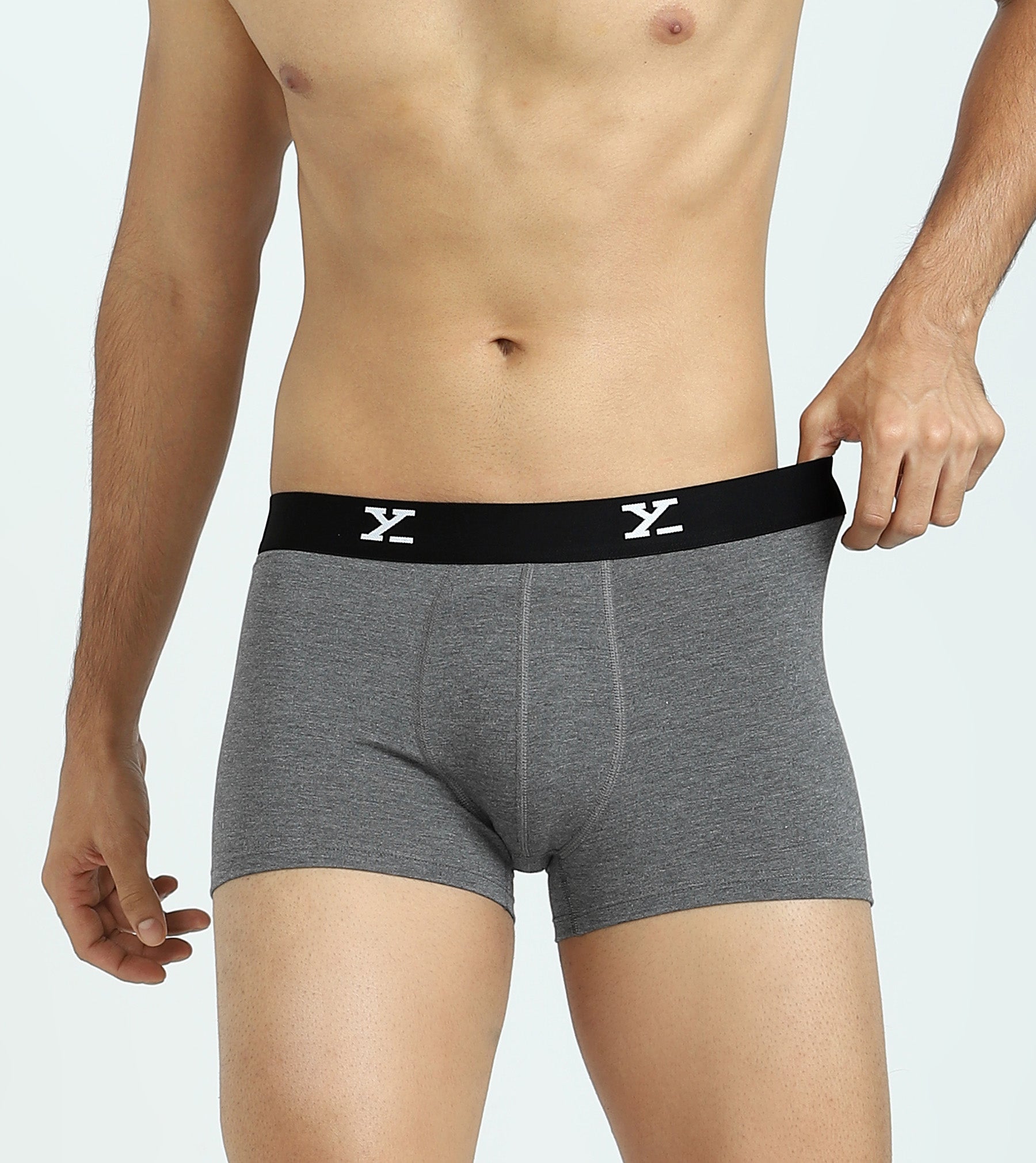 Ace Medley Modal Trunks For Men Icy Grey -  XYXX Mens Apparels
