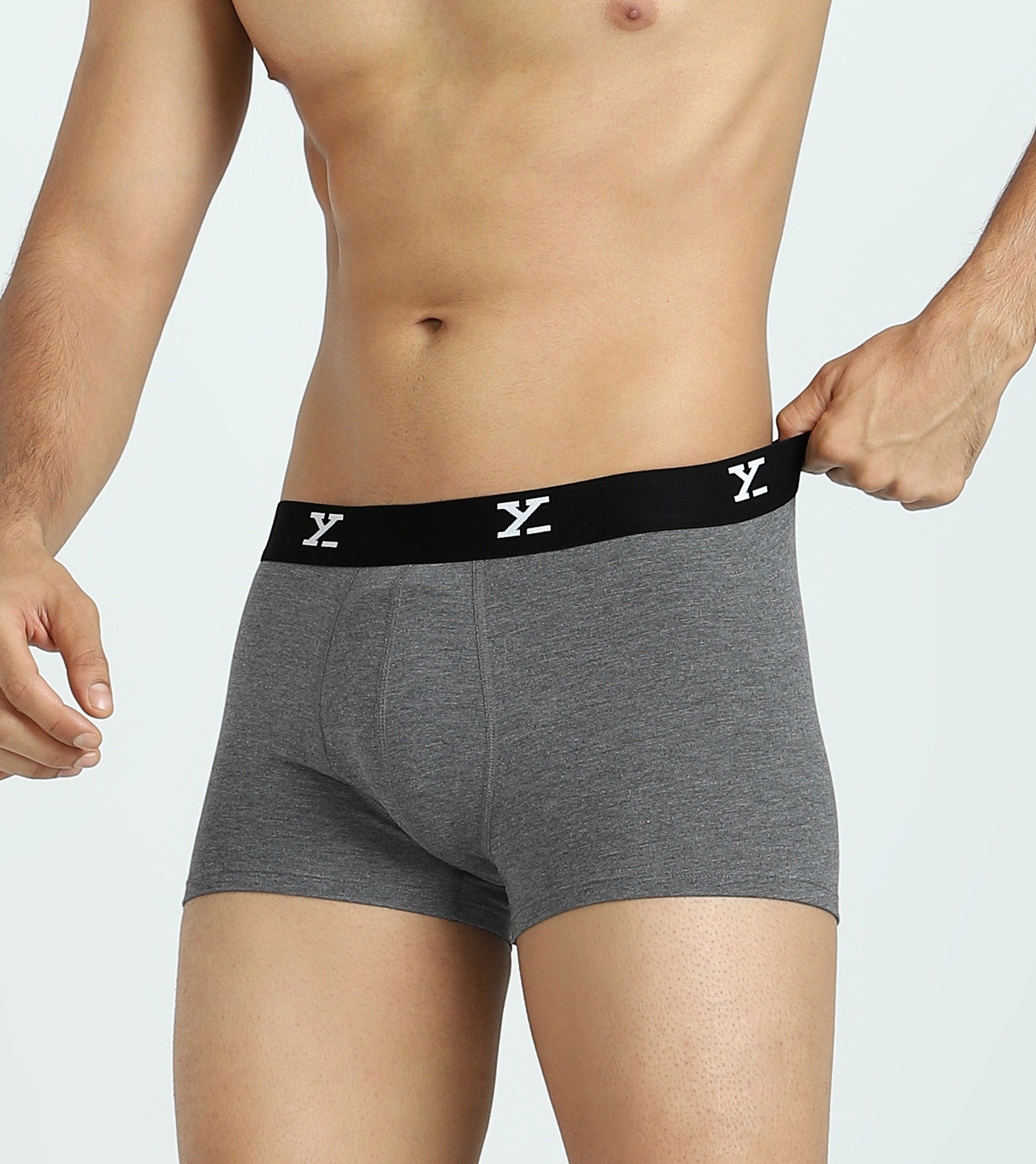 Ace Medley Modal Trunks For Men Icy Grey -  XYXX Mens Apparels