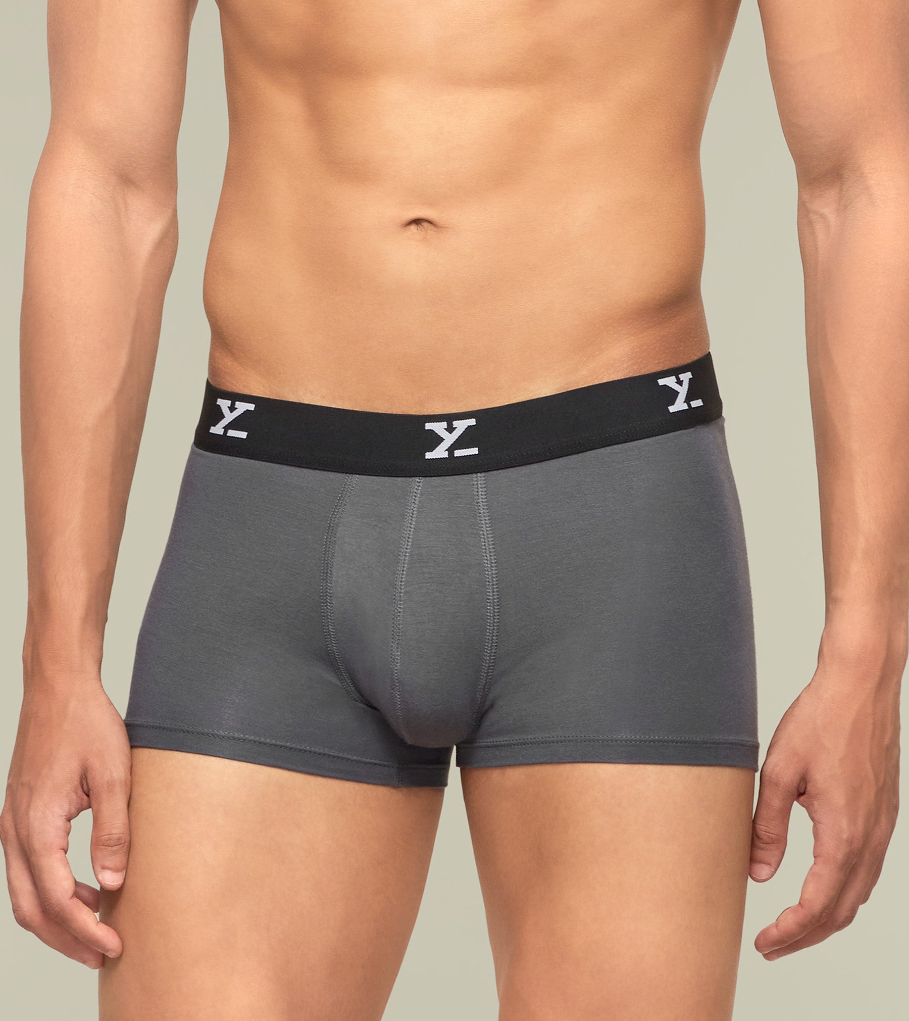 Ace Modal Trunks For Men Charcoal Grey -  XYXX Mens Apparels