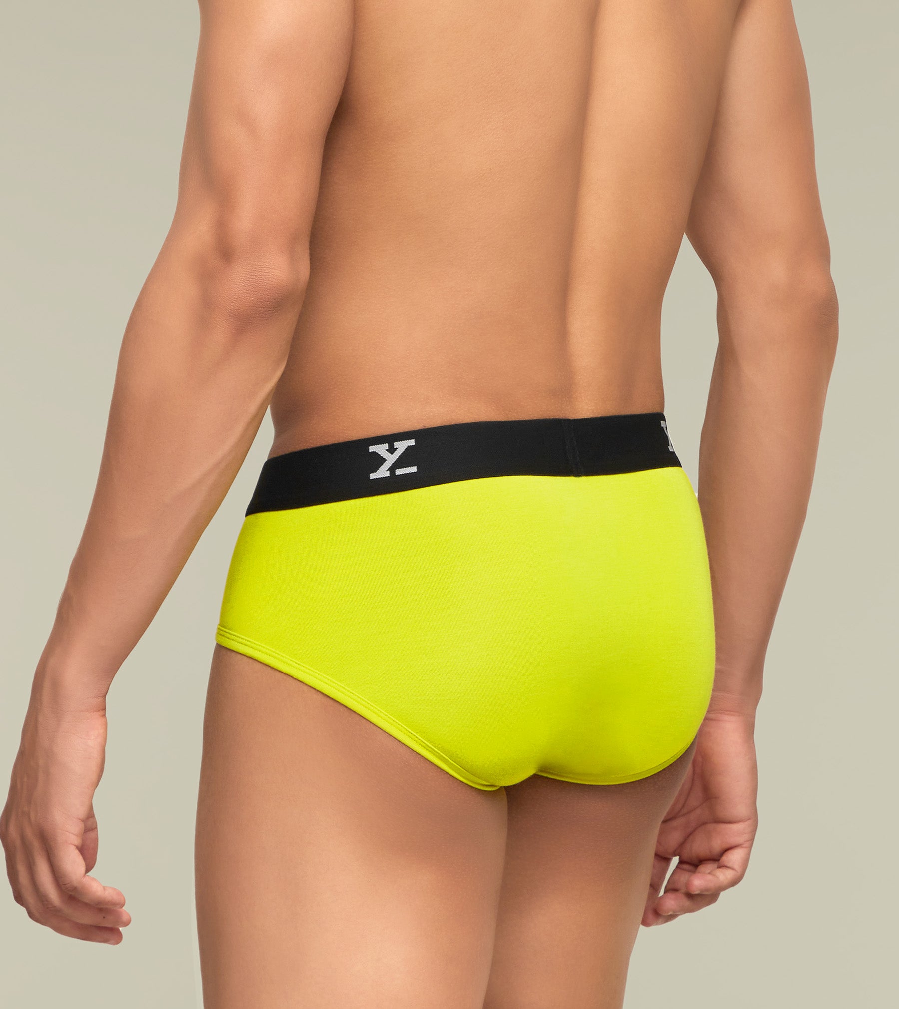 Ace Modal Briefs For Men Lime Punch -  XYXX Mens Apparels
