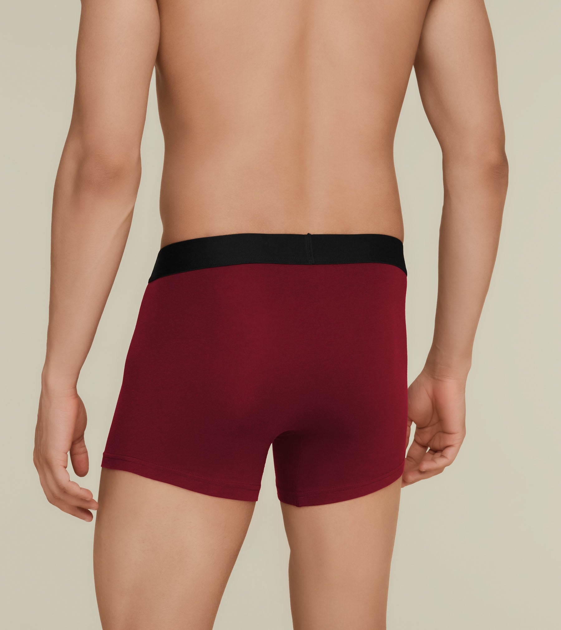 Aero Silver Cotton Trunks For Men Pack of 2(Black, Maroon) -  XYXX Mens Apparels