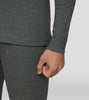 Alpine Cotton Rich Long Sleeve Thermal Set For Men Graphite Grey - XYXX Mens Apparels