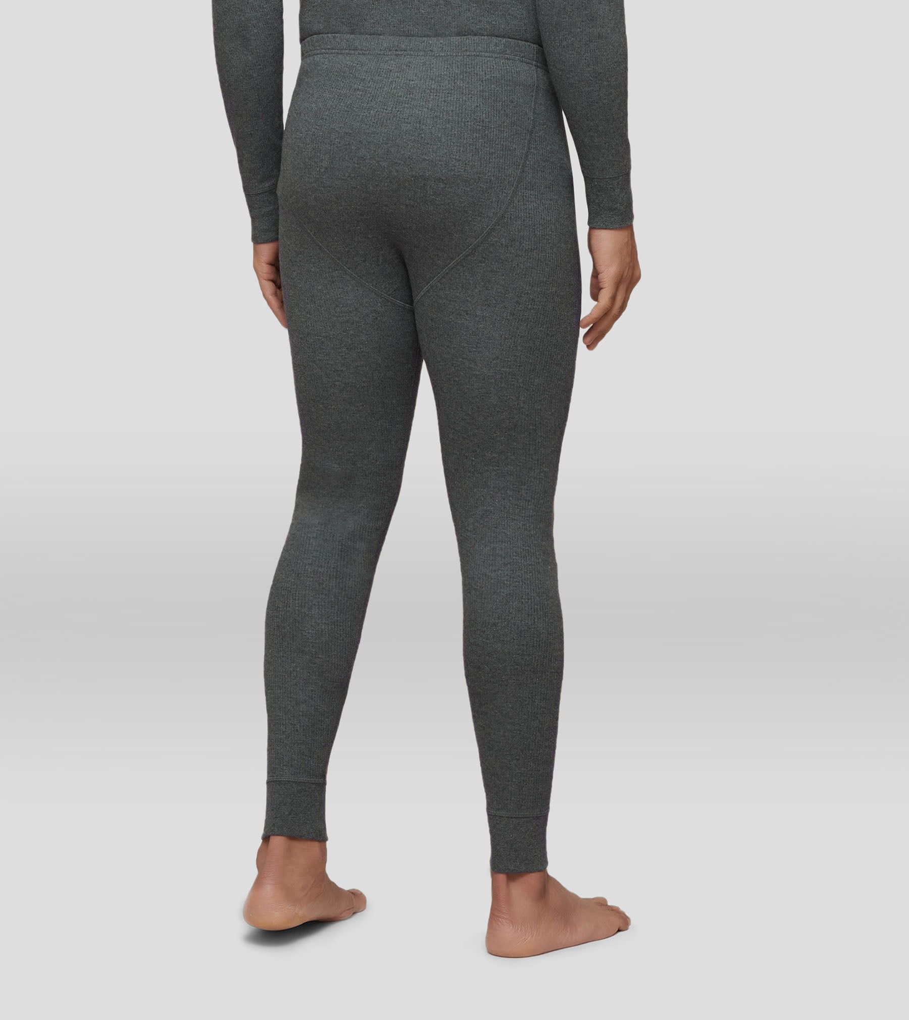 Cotton Rich Thermal Long Johns For Men Graphite Grey - XYXX Mens Apparels