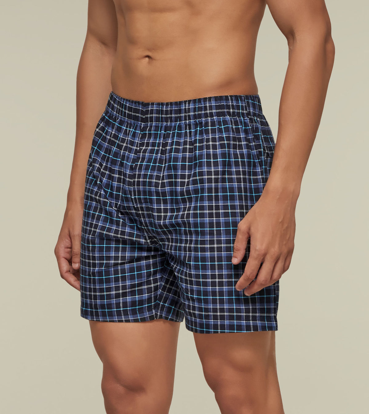 Checkmate Combed Cotton Boxers Beat The Blues
