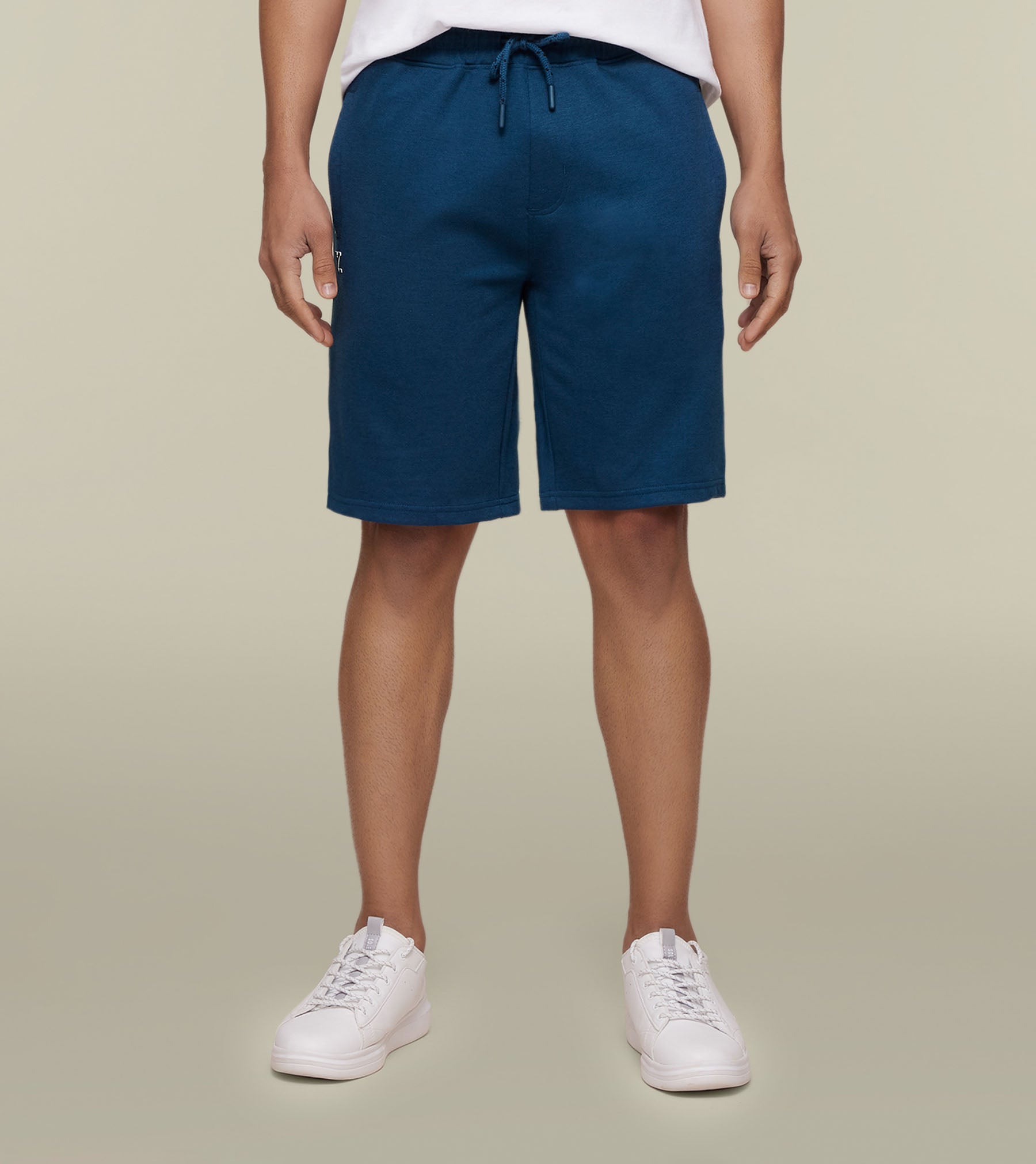 Code Cotton Rich Shorts For Men Oxford Blue - XYXX Crew