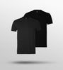Code Cotton Rich T-shirts For Mens For Men Pack of 2 (Black, Grey) - XYXX Mens Apparels