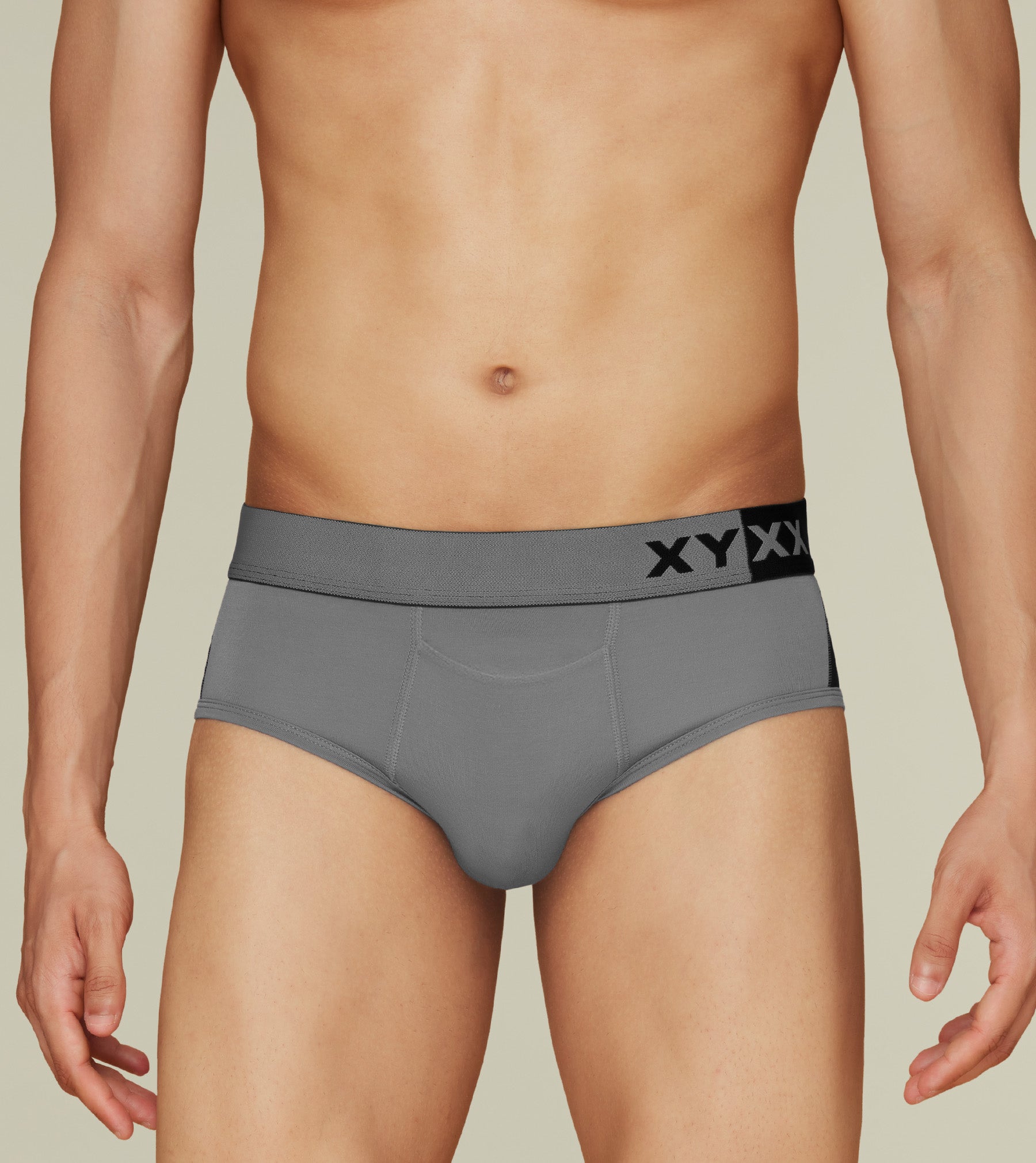 Dualist Modal Briefs For Men Pack of 3 (Grey, Dark Blue, Blue) -  XYXX Mens Apparels